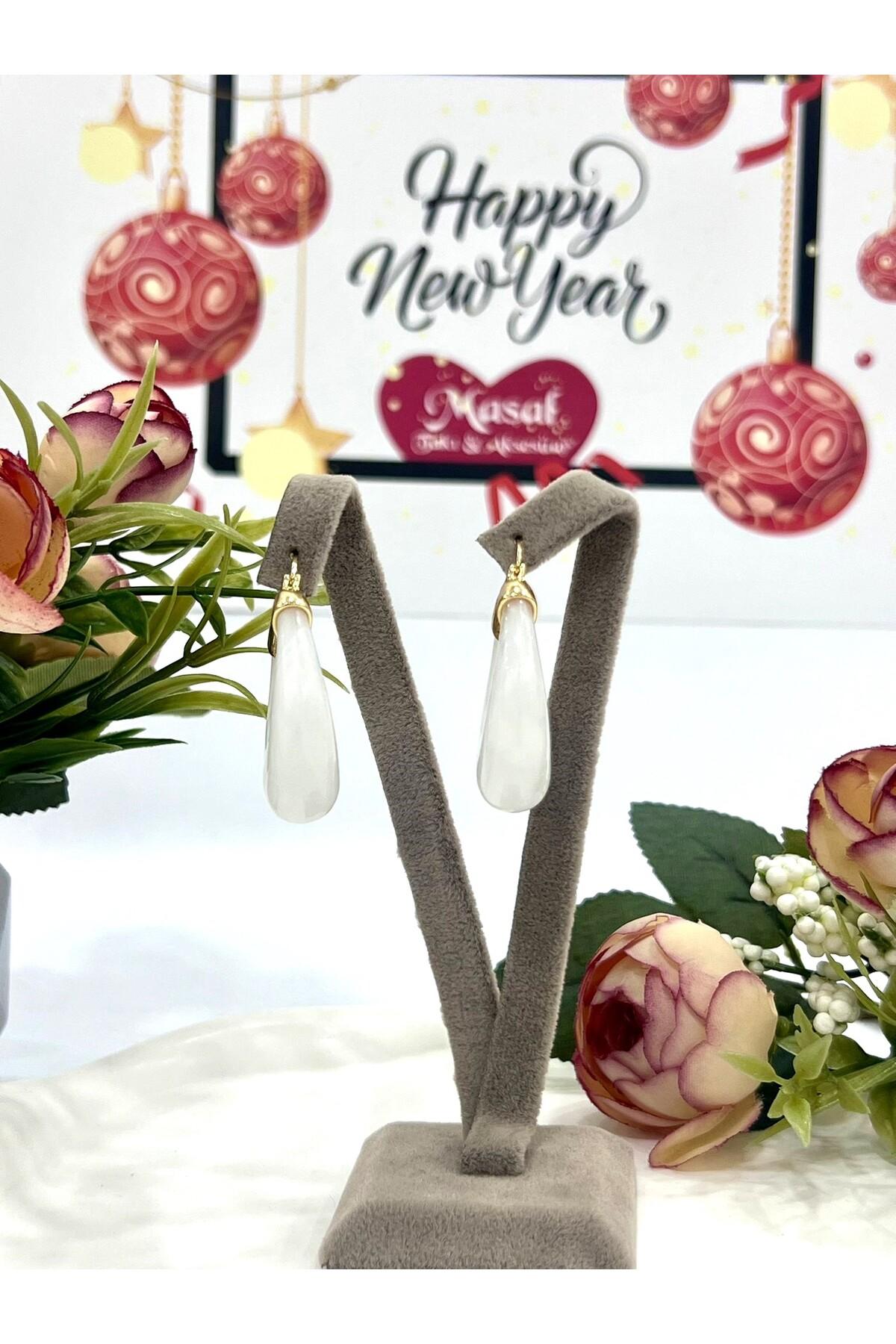 Halka Renkli Küpe (3,5x3cm) - Görsel 6