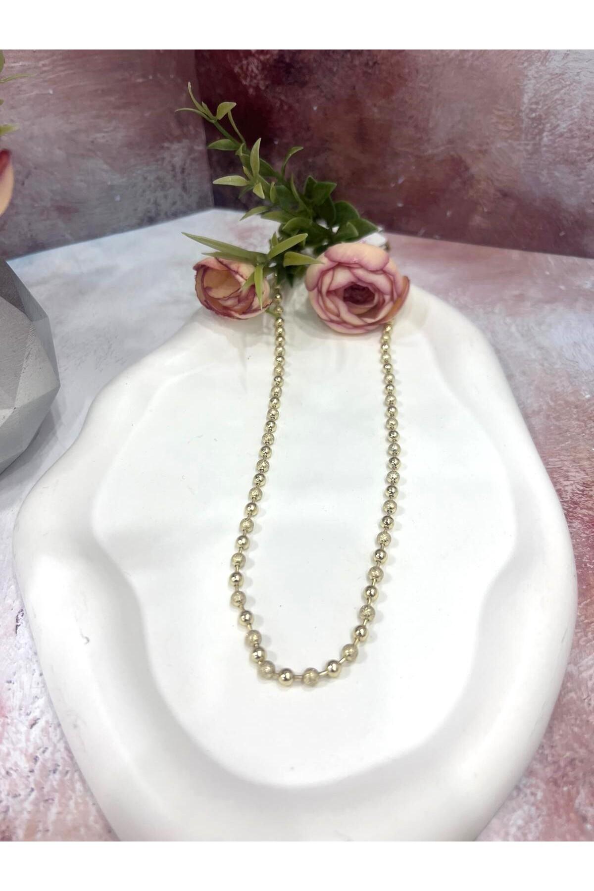 XUPING VIP Kalın 0,5mm Büyük Dorika Kolye (14k Gold - 60cm) - Görsel 6