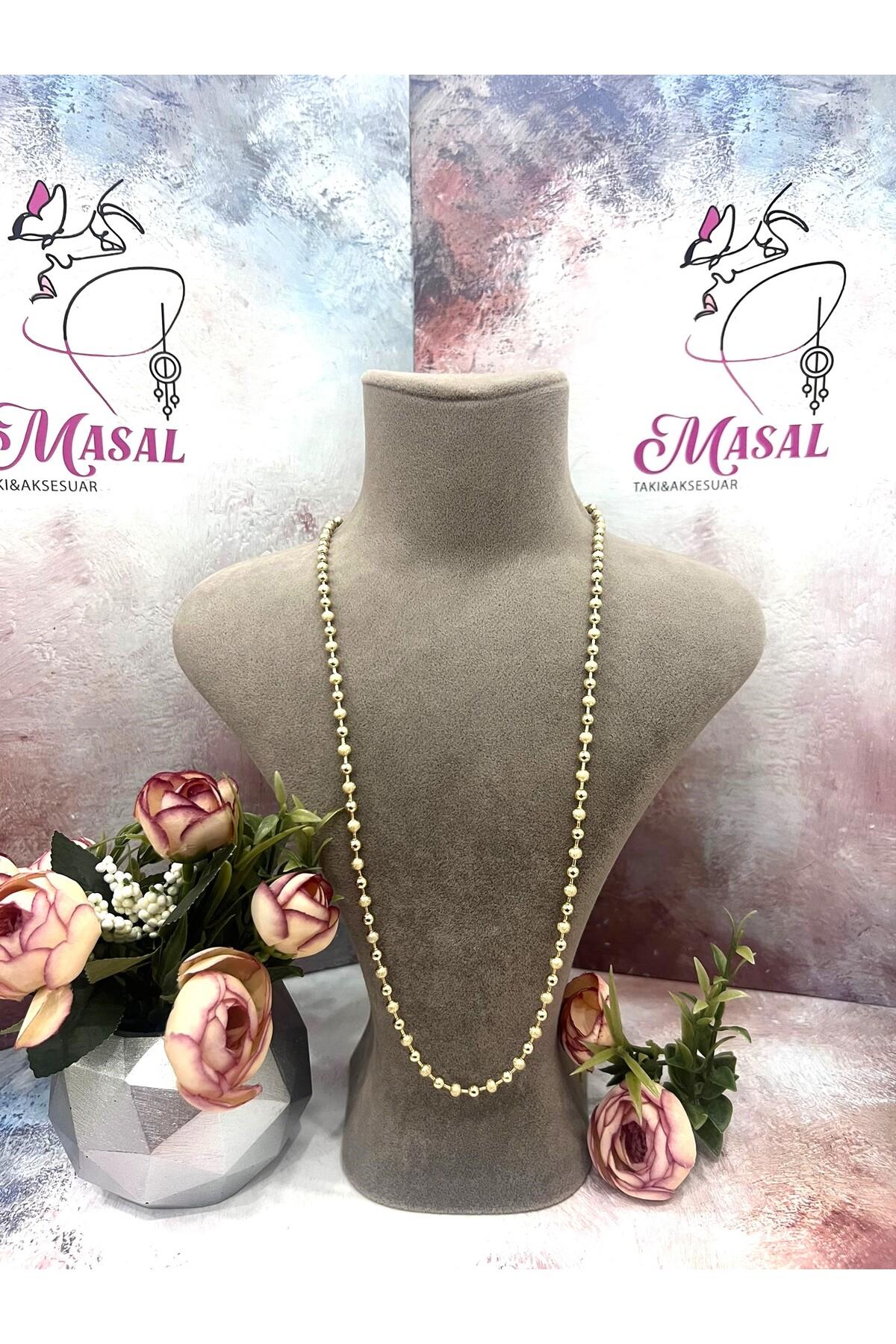 XUPING VIP Kalın 0,5mm Büyük Dorika Kolye (14k Gold - 60cm) - Görsel 3