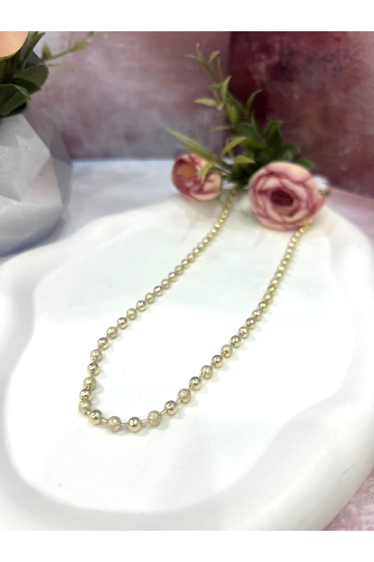 XUPING VIP Kalın 0,5mm Büyük Dorika Kolye (14k Gold - 60cm) - Görsel 5